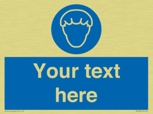 Custom Hair protection must be worn